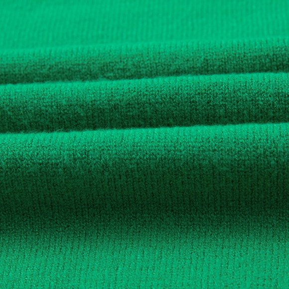 Bright Green Floral Bubble Short Sleeve Sweater - Picture 8 of 12